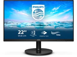 Philips V-Line 222V8LA - Full HD Monitor - HDMI - DisplayPort- VGA - 22 inch — thumbnail 1