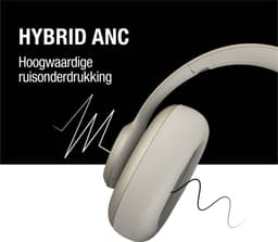 Fresh 'n Rebel Clam Ace – Draadloze Bluetooth Koptelefoon met Active Noise Cancelling - 60 uur Speeltijd - Met volume wiel - Silky Sand — thumbnail 6