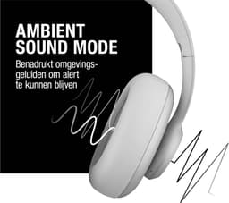 Fresh 'n Rebel Clam Ace – Draadloze Bluetooth Koptelefoon met Active Noise Cancelling - 60 uur Speeltijd - Met volume wiel - Ice Grey — thumbnail 16