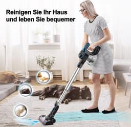 Inse N ST Draadloze Stofzuiger 6-In-1 20kpa Oplaadbare Lichtgewicht Stokstofzuiger Met 2200Mah Batterij, Voor Huishoudelijke Reiniging — thumbnail 4
