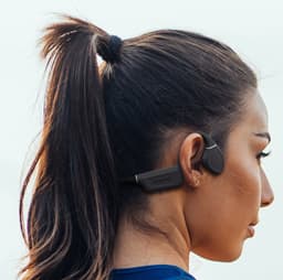 Creative Outlier Free+ Bone Conduction hoofdtelefoon - verstelbare transducers, IPX5 las- en spatbescherming, tot 10 uur batterijduur (grijs en zwart) — thumbnail 4