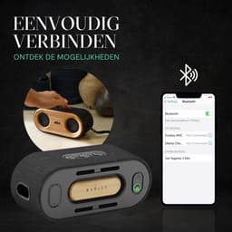 House of Marley Get Together 2 Mini Bluetooth Speaker - Draadloos - Waterproof - 15 Uur Batterijduur - Party Pair - Bass boost EQ - 20 watt vermogen — thumbnail 16
