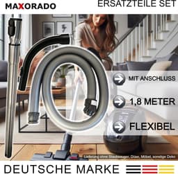 Maxorado Stofzuiger Set 3-delig geschikt voor Miele - Telescopische buis + handgreep + stofzuigerslang voor Complete, C3, S8 SERIES, 10563760, 7863552, 7863553, 7863554, 7863555 — thumbnail 6
