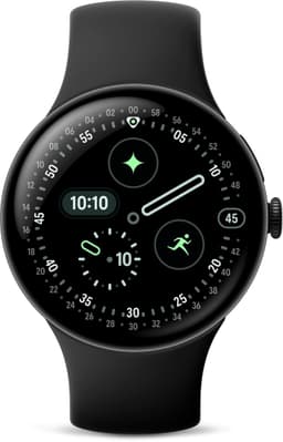 Google Pixel Watch 4 - Smartwatch - 45mm - WiFi -Black/Obsidian — thumbnail 1