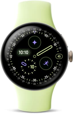 Google Pixel Watch 4 - Smartwatch - 41mm - WiFi - Goudkleurig/Lemongrass — thumbnail 1