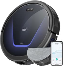 eufy G50 Hybride Robotstofzuiger met 4.000 Pa Sterke Zuigkracht, Dynamische Navigatie, Proontwarrende Kam, Rolborstel, Dweilpad voor Lichte Oppervlakte Reiniging, Ideaal voor Huisdierhaar, Harde Vloeren, Tapijt — thumbnail 1