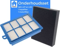 Kleanburg® - Geschikt voor AEG LX7, LX8, ASPC en AUF - Filter set van 2 stuks - Motorfilter en HEPA-filter — thumbnail 2