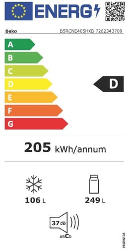 Beko B5RCNE405HXB - HarvestFresh® - Koelvriescombinatie — thumbnail 17