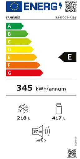 SAMSUNG RS65DG54R3B1 | Zwart | Wifi | Wijnrek | Water en Ijs Dispenser | NoFrost | SpaceMax — thumbnail 6