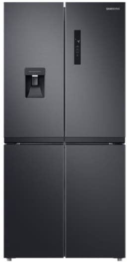 Samsung RF48A401EB4 - Amerikaanse koelkast - French Door - Zwart — thumbnail 1