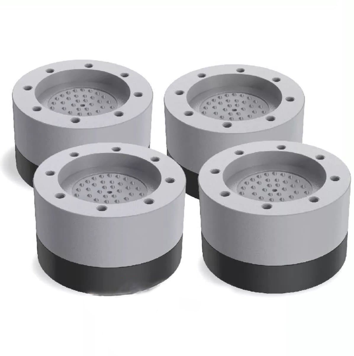 4 Stuks Trillingsdempers Wasmachine - Wasmachine dempers - Wasmachine Verhoger - Stapelbaar - geschikt voor wasmachine en wasdroger — afbeelding 1