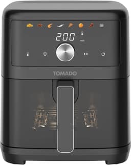 Tomado TAF6002B - Airfryer XXL - Heteluchtfriteuse - 6 liter - Kijkvenster - 7 automatische programma's - Zwart — thumbnail 6