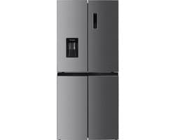 Bella BMD448-WSDI - Amerikaanse Koelkast - 4 Deuren - Waterdispenser - No-Frost - Digitaal Display