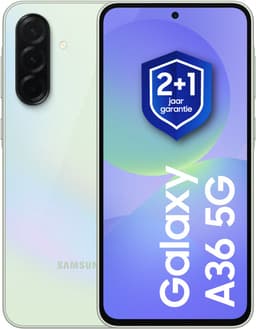 Samsung Galaxy A36 - 5G - 256GB - Awesome Lime + 1 jaar extra garantie — thumbnail 1