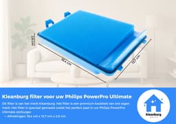 Kleanburg® - Geschikt voor Philips PowerPro Ultimate en 9000-serie - 1 Filter — thumbnail 4