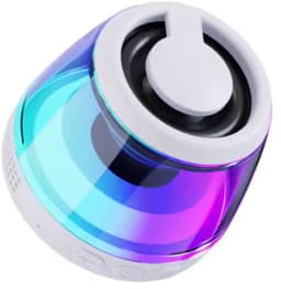 SX-M2 Bluetooth Mini Speaker – Magnetische Telefoonhouder – RGB Lichtshow – Compact & Draagbaar – Tot 5 Uur Speeltijd – IPX4 Spatwaterdicht — thumbnail 1