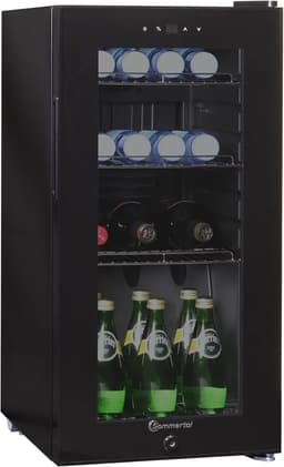 Sommertal Koelkast – Stille Drankkoelkast met LED Touchscreen en Slot – Mini Koelkast – 48L – Zwart — thumbnail 8
