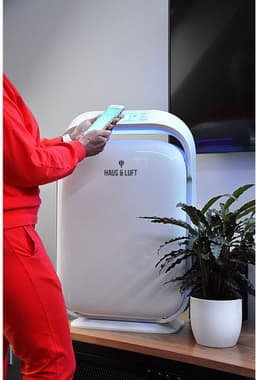 Haus & Luft - Luchtreiniger met HEPA filter - Werkt op WiFi/App - Air Purifier - 481m3/u - 4 snelheden - Geschikt voor ruimtes tot 50m² - Wit — thumbnail 4