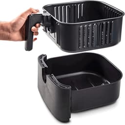 Cosori XL Airfryer - Heteluchtfriteuse 5.5 liter - Inclusief Spiezenrek en 5 Spiezen - met App Connectie – Zwart — thumbnail 3