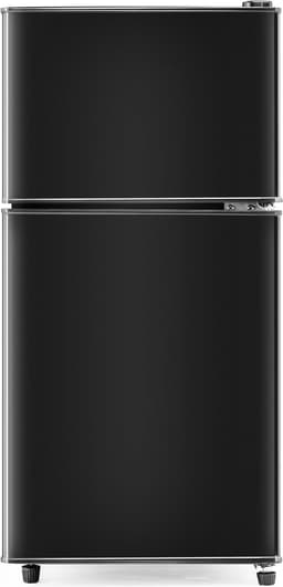 Sweiko Mini koelkast, Koel-vriescombinatie 86,8 cm hoog, 45,5 cm breed, dubbele deur, met 60-liter totaalvolume, 22-liter vriesvolume, 38-liter koelvolume. 172 kWh/jaar, LED-licht. Zwart [Energieklasse F] — thumbnail 7