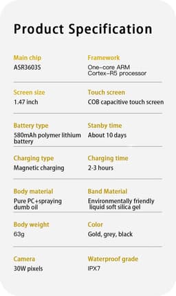 DrPhone Zone3 - 4G GPS Smartwatch - Waterdicht, Real-Time Locatie, Camera, SOS - Voor Ouderen en Kinderen - Zwart — thumbnail 22