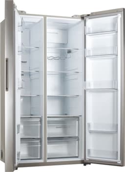 Haier HSW59F18DNMM - Amerikaanse koelkast - 615L - 90 cm - Total No Frost - Energieklasse D - Vochtigheidsregeling voor verser voedsel - Inox Look - 10 Jaar Garantie op onderdelen — thumbnail 14