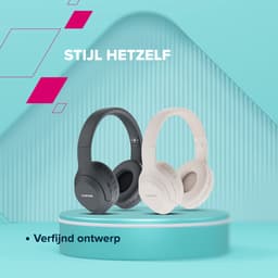 Canyon BTHS-3 Serie - Draadloze Over-Ear - Koptelefoon - Bluetooth 5.1 - Opvouwbaar Ontwerp - 15 Uur Batterijduur - Beige — thumbnail 6