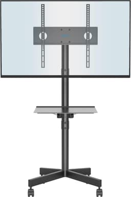 TV Standaard op Wielen voor 23-55 Inch Plasma LCD LED TV's, Draagbare TV Standaard in Hoogte Verstelbare Wielen Rollende TV Karretje tot 25KG, MAX. VESA 400x400 mm — thumbnail 6