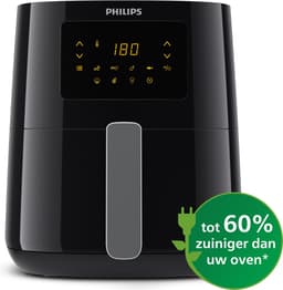 Philips Airfryer Essential 3000 Series - HD9252/70 - 4 liter (L)- Hetelucht friteuse - Digitaal display - Warmhoudfunctie — thumbnail 3
