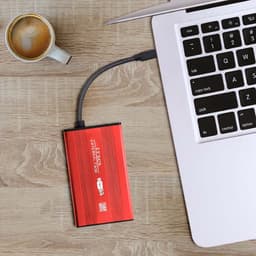 Qoltec Externe Harde Schijf Behuizing HDD/SSD 2.5'' SATA3 | USB 3.0 | Rood. — thumbnail 5