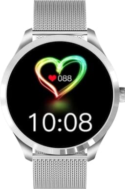 Belesy® Q9 Pro - Smartwatch Dames – Smartwatch Heren - Horloge - 1.28 inch - Kleurenscherm - Stappenteller - Bloeddruk - Hartslag - 75+ Wijzerplaten – Sporten - Staal – Zilver - Kerstcadeau — thumbnail 14