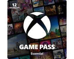Xbox Game Pass Essential - 12 maanden - Xbox, PC, Cloud Gaming