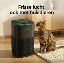 Luchtreiniger / Air Purifier met APP en HEPA 13 filter + koolstoffilter - Werkt tegen huisstofmijt, hooikoorts, allergie, stof, - 210 m³/u - Zedar L600 — thumbnail 3