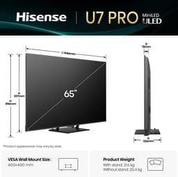 Hisense 65U7Q PRO - 65 inch - 4K MiniLED - 2025 — thumbnail 10