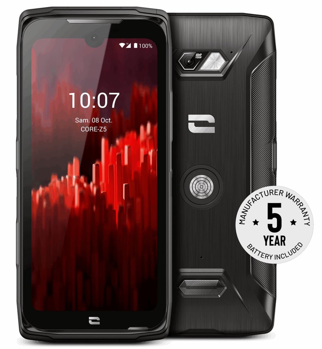 Crosscall CORE-Z5 Rugged Smartphone - 128GB - Zwart — afbeelding 1