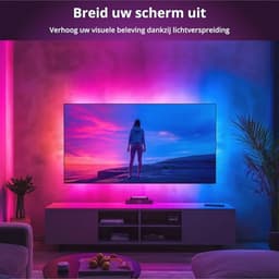 Sync Box HDMI 2.0 Achtergrondverlichting voor TV met LED Strip Beeldsynchronisatie - RGBIC LED-verlichting voor 42–88 inch TV's — thumbnail 5