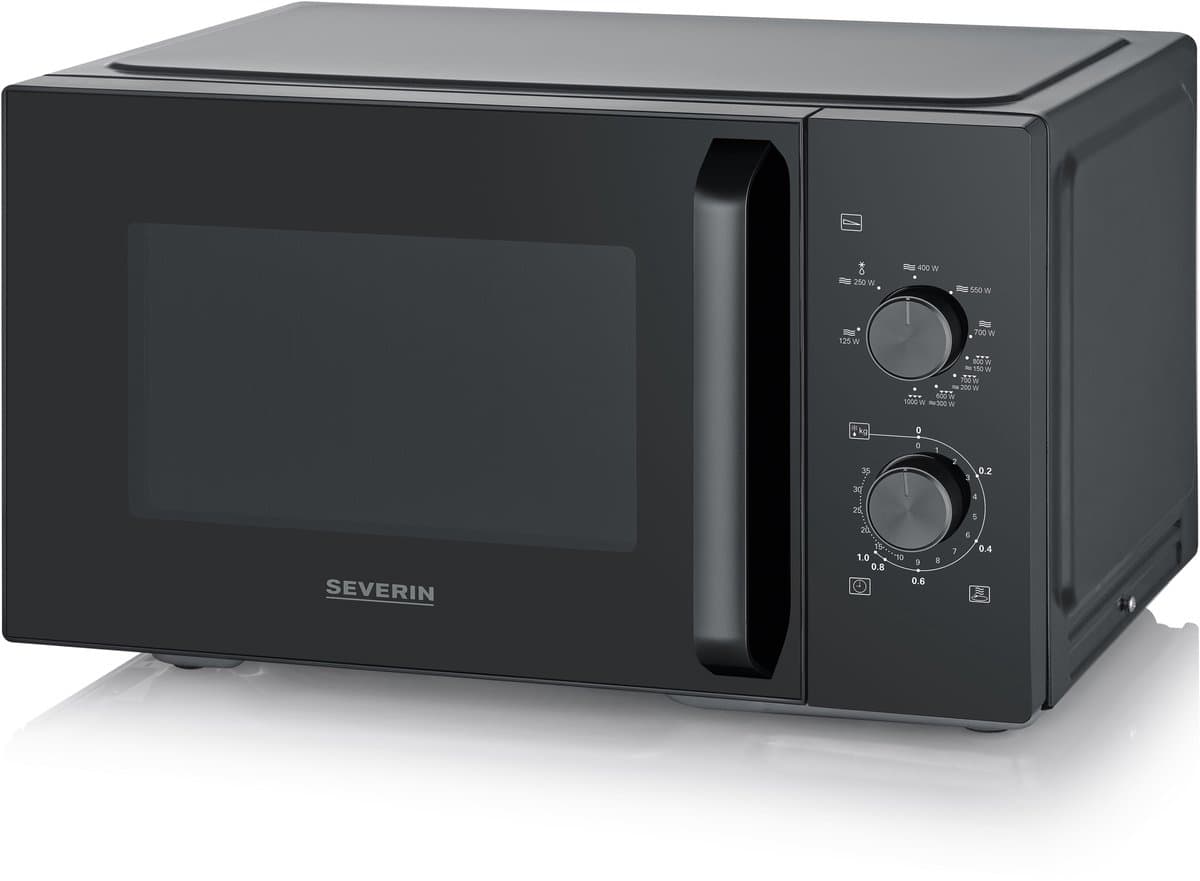 Severin MW 7792 Magnetron met grill - 20 Liter - Zwart — afbeelding 1