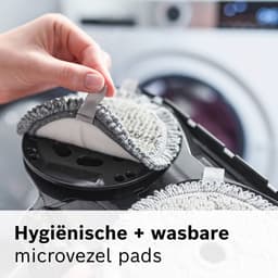 Bosch Unlimited 7 - Steelstofzuiger met dweilfunctie – Draadloos en zonder zak – Vacuum Cleaner – ProHygienic Aqua – BCS71HYG1 — thumbnail 19