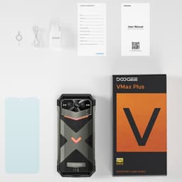 DOOGEE VMAX PLUS 5G - Robuuste Smartphone - Robuuste Telefoon - 36 GB ROM + 512 GB ROM - 22000 mAh/33 W- 200 MP + 32 MP + 20 MP nachtzicht - 6,58 inch FHD+ 120 Hz IPS - NFC - Face ID - Wi-Fi 6 - dubbele luidsprekers - Grijs — thumbnail 3