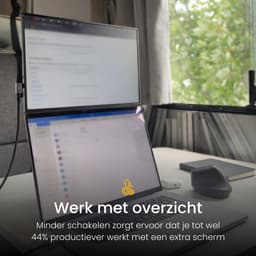 Blerron Flow - Portable Monitor - HD - 16 Inch - Draagbare Monitor - Beeldscherm - Incl. Monitor en Laptop Standaard - 1920x1200 FHD — thumbnail 5