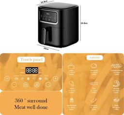 Wentink Mo Airfyer kookboek - Airfyer bakpapier - Airfryer XXL - Airfryer oven -Airfryer dubbel - Airfryer met stoomfunctie -Frituren — thumbnail 3