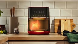 Bosch MAF462R0 Airfryer - Serie 4 - 6,1L - Ontdooifunctie - Dual heating - Warmhoudfunctie - 7 programma's - Tot 4 personen - Dieprood — thumbnail 8