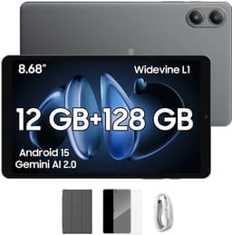Blackview Tablet - LINK 2 Tablet - 12 GB RAM - 128 GB ROM - 1080P Full HD-video - 8.68 inch - MediaTek Hallo G100 - 5000 mAh - Android 15 - Octa Core - Zwart — thumbnail 1