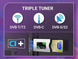 TuTu Vidaa TV - LED HD - 32 inch/82 cm - Frameless Design - Tripple Tuner DVB-T/T2/S/S2/C - HDMI x3, USB x2, CI+ - Streaming apps - In Eindhoven geassembleerd - TUV32HQ1B — thumbnail 6