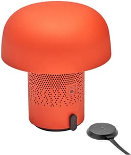 Kooduu Sensa PLAY - Bluetooth Speaker met SOUND BY JBL - Dimbare LED-lamp - Oplaadbare batterij - Inclusief docking station - Kleur Orange — thumbnail 4