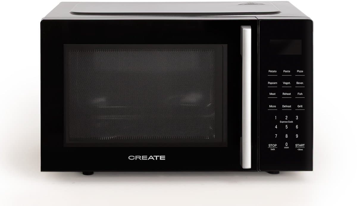 CREATE - Magnetron 23L met grill- en ovenfunctie 1000W - Zwart - MICROWAVE STUDIO — afbeelding 1