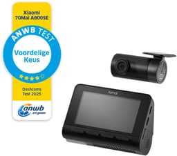 70mai Dash Cam 4K A800SE Set - Dashcam voor en achter - 4K Ultra HD opname - GPS en ADAS ondersteuning - Parkeerstand beveiliging - Nachtzicht met HDR - WiFi app bediening en G-sensor voor incidentdetectie — thumbnail 1