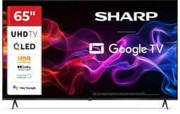 Sharp Aquos 65HP5265 - 65 inch 4K UHD QLED met Google TV - 2025 — thumbnail 1