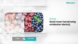 Hisense RS3P558NEFD - Amerikaanse koelkast - No-Frost - 178 cm hoog - 544 liter - Energielabel D - Invriesvermogen 12 kg/24u - Geluidsniveau 37 dB - LED Display - SuperCool - FastFreeze - Deuralarm - Inverter Compressor - Multi Airflow — thumbnail 20