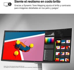 LG 34U601SA-W UltraWide Smart Monitor - Quad HD - WebOs - Apple AirPlay - Google Cast - 34 inch — thumbnail 4